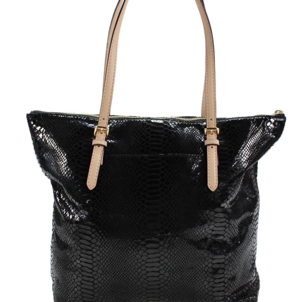 Michael Michael Kors Womens Embossed Python Zippe… - image 5